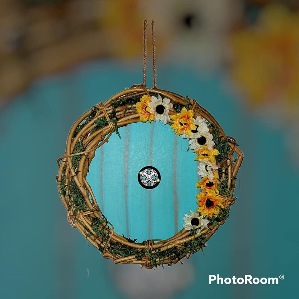 Hobbit Door Hanger Wreath